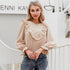 Blouse Tops women Long Sleeve Pink Shirts Ladies Shirt - ROUTINE FASHION
